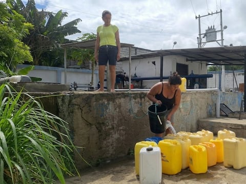 La extrema turbiedad paraliza la potabilización de agua en localidades de Manabí
