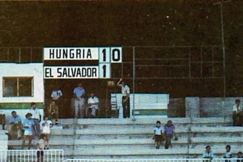 Aquel impiadoso Hungría 10 - El Salvador 1