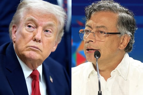 Donald Trump no salió a recibir a Gustavo Petro en la Casa Blanca