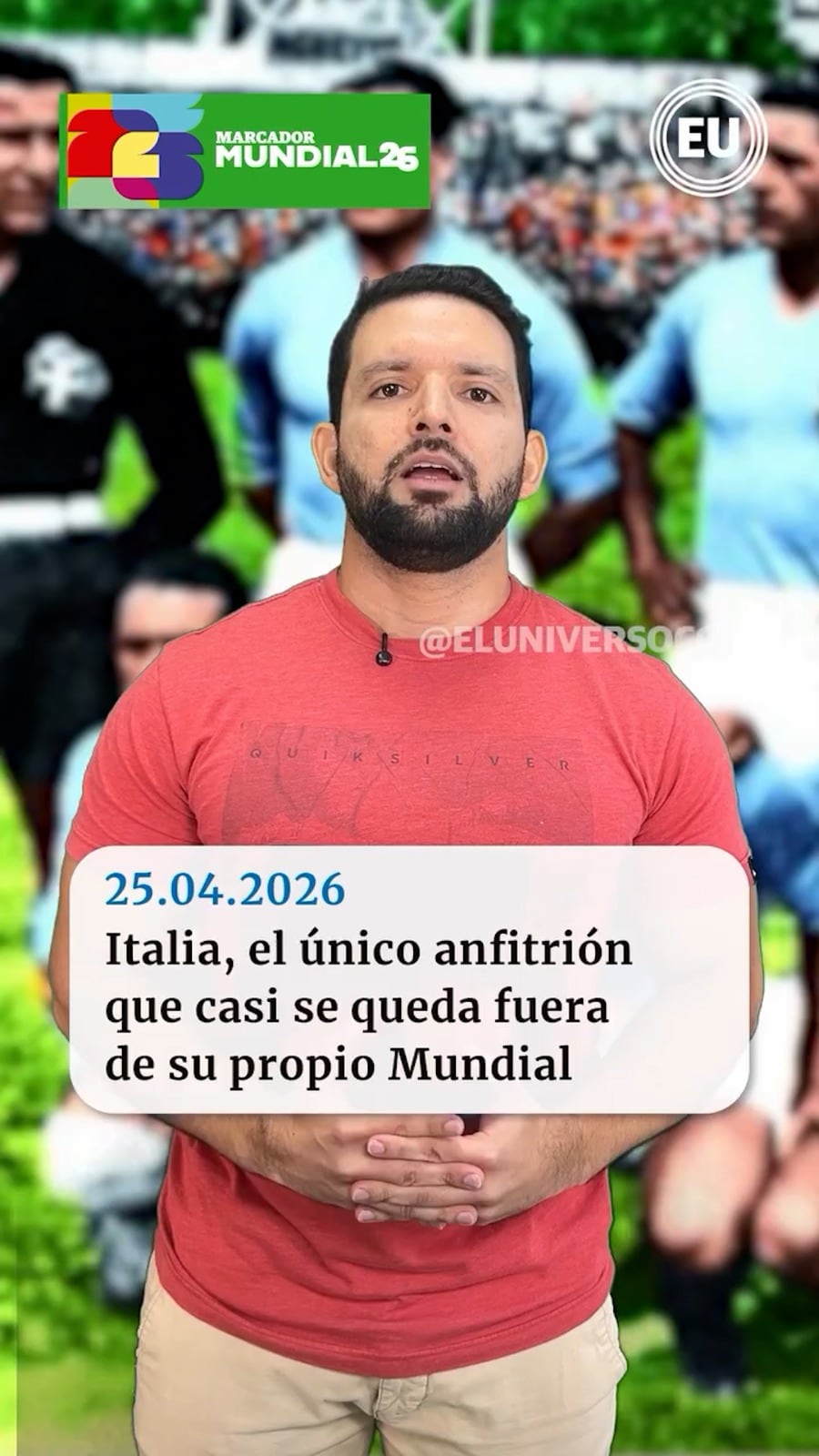 Italia, el único anfitrión que casi se queda fuera de su propio Mundial