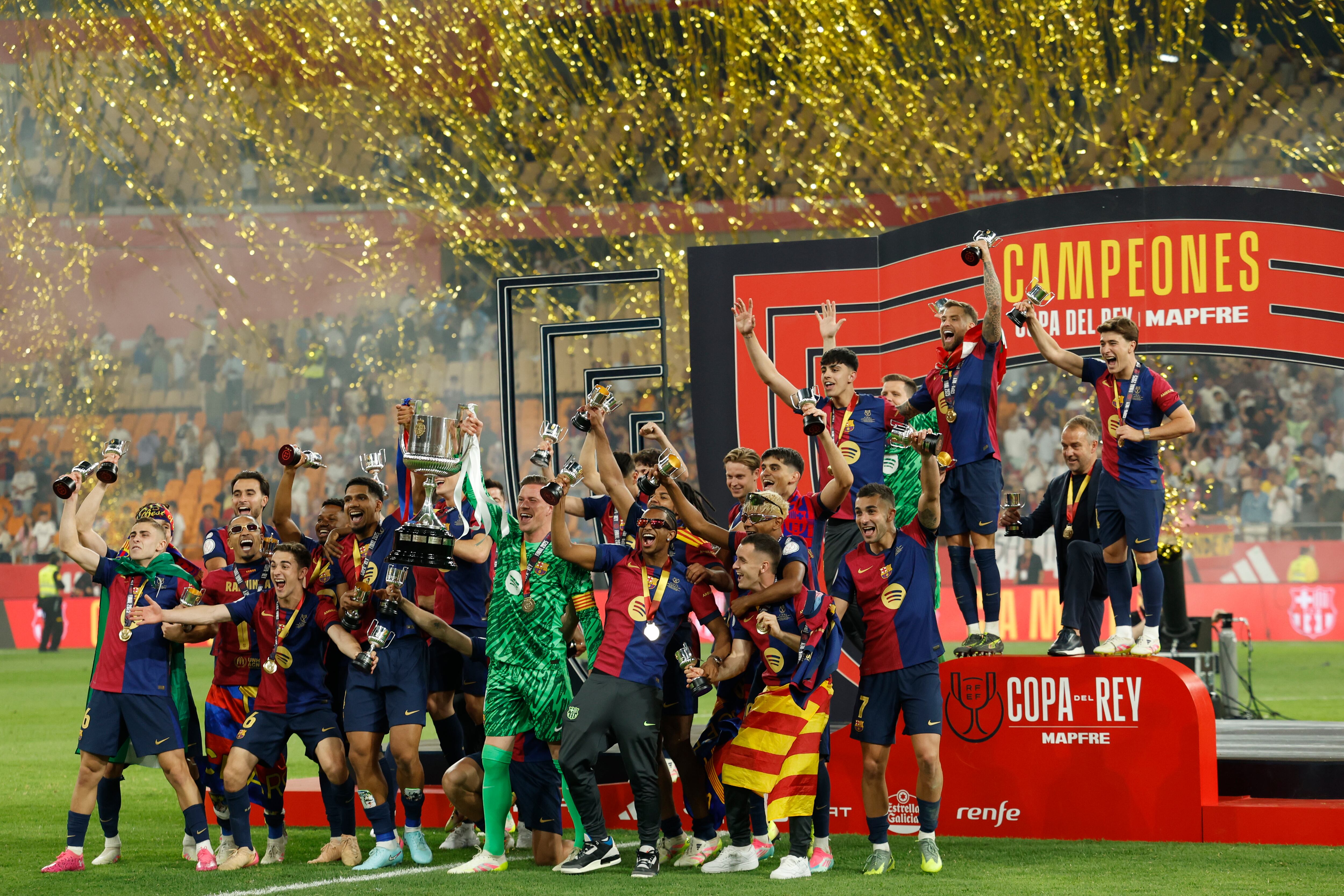 ¿Cuántas veces el FC Barcelona ha ganado la Copa del Rey ante Real