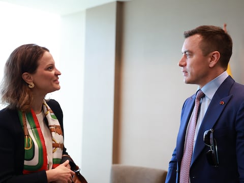 Daniel Noboa dialoga con vicepresidenta del Banco Mundial sobre respaldo a reformas económicas