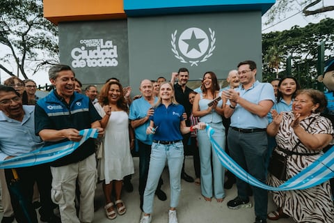 “Este EAS también es para la Policía”, dijo Aquiles Alvarez al inaugurar nueva estación en Los Ceibos