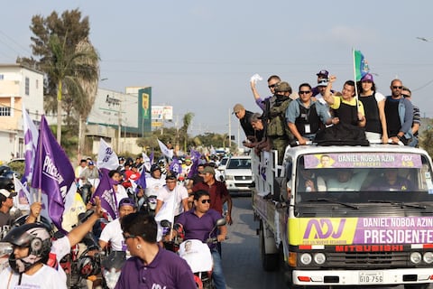 Daniel Noboa fue un activo aportante de su campaña electoral, en la que apuntó a las redes sociales