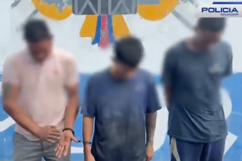 Seis aprehendidos con indumentarias militares y armas en Machala