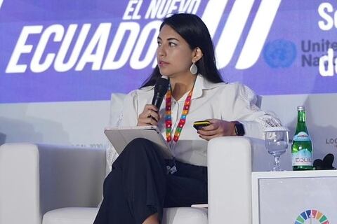 Sariha Moya, ministra de Finanzas, se reunirá en Washington con autoridades del FMI y del Banco Mundial