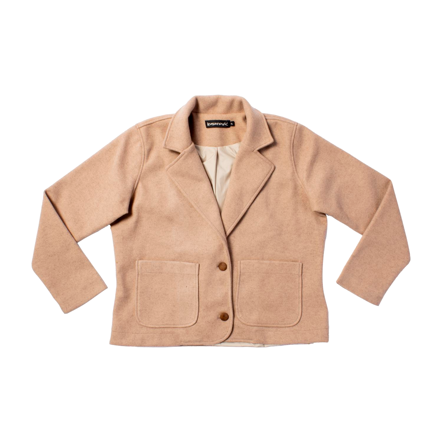 Chaqueta Casual Con Botones Y Bolsillo KANELLA”
       class=