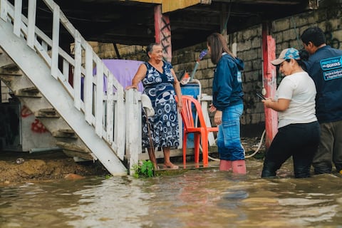 Lluvias en Guayas: 72 emergencias en la provincia y despliegue de ayuda a más de 2.000 familias