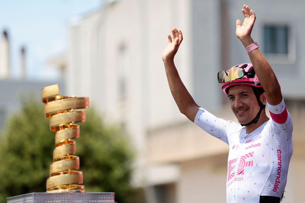Canales para ver En Vivo a Richard Carapaz en la sexta etapa del Giro de Italia 2025