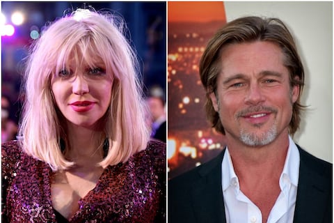“Me echó porque no dejé a Brad Pitt interpretar a Kurt Cobain”: Courtney Love revela que el actor de Hollywood la acosa desde 1996