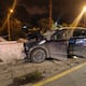 Accidente en Cuenca deja cuatro heridos y daños en puente