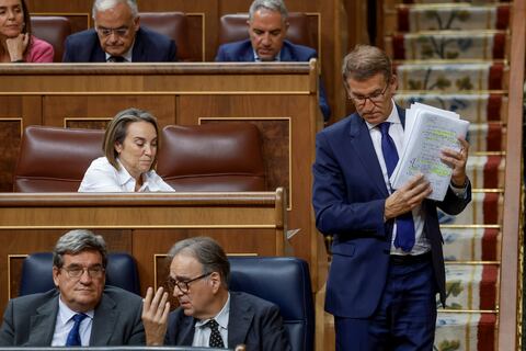 Parlamento español no logra en un primer intento investir a Alberto Núñez Feijóo como presidente del gobierno