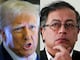 Gustavo Petro le pide a Donald Trump no intervenir en la campaña presidencial en Colombia