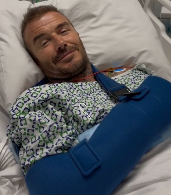 David Beckham de nuevo al hospital: una antigua lesión afectó al exfutbolista