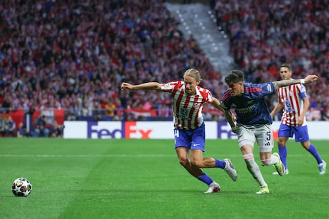 El Arsenal de Piero Hincapié empata 1-1 ante el Atlético de Madrid en una intensa ida de semifinales de la Champions