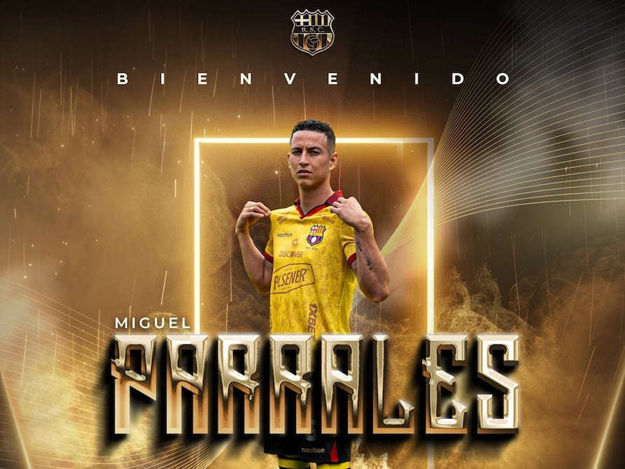 ¡Es oficial! Miguel Parrales fue presentado como nuevo refuerzo de Barcelona SC