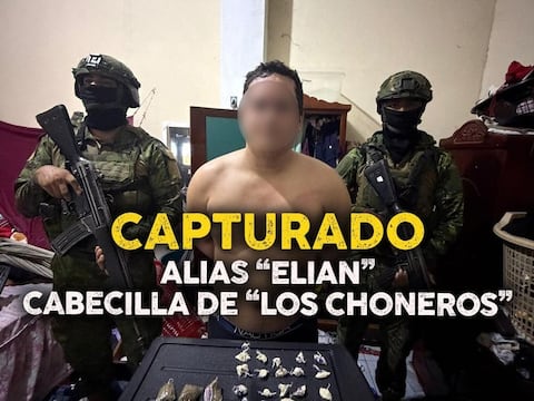 Alias ‘Elian’, presunto integrante de Los Choneros, es capturado en operativo militar en Babahoyo
