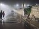 Fuerte lluvia en Ambato deja calles anegadas y caída de muro de escuela