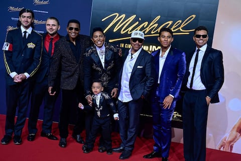 Prince y Bigi Jackson apoyaron a su primo Jaafar en el preestreno de ‘Michael’ en Berlín