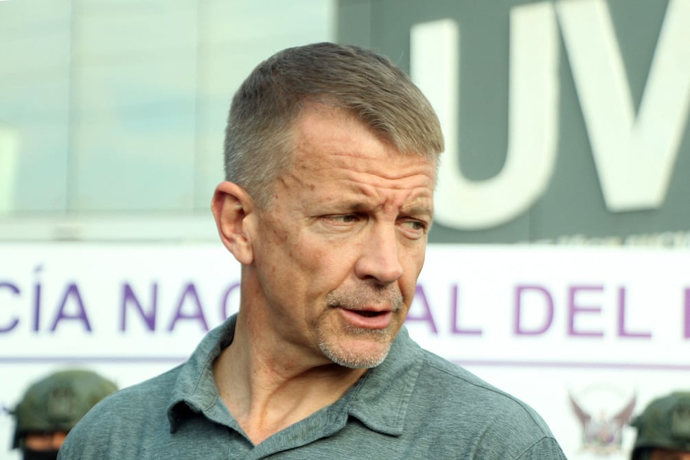 Erik Prince regresó este viernes 18 de julio a Ecuador