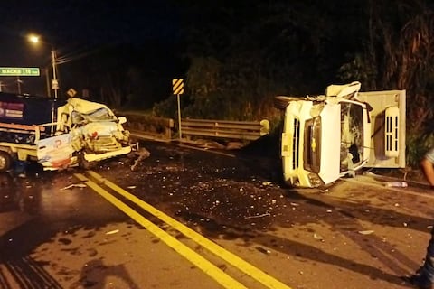 En Morona Santiago dos siniestros de tránsito dejaron tres heridos