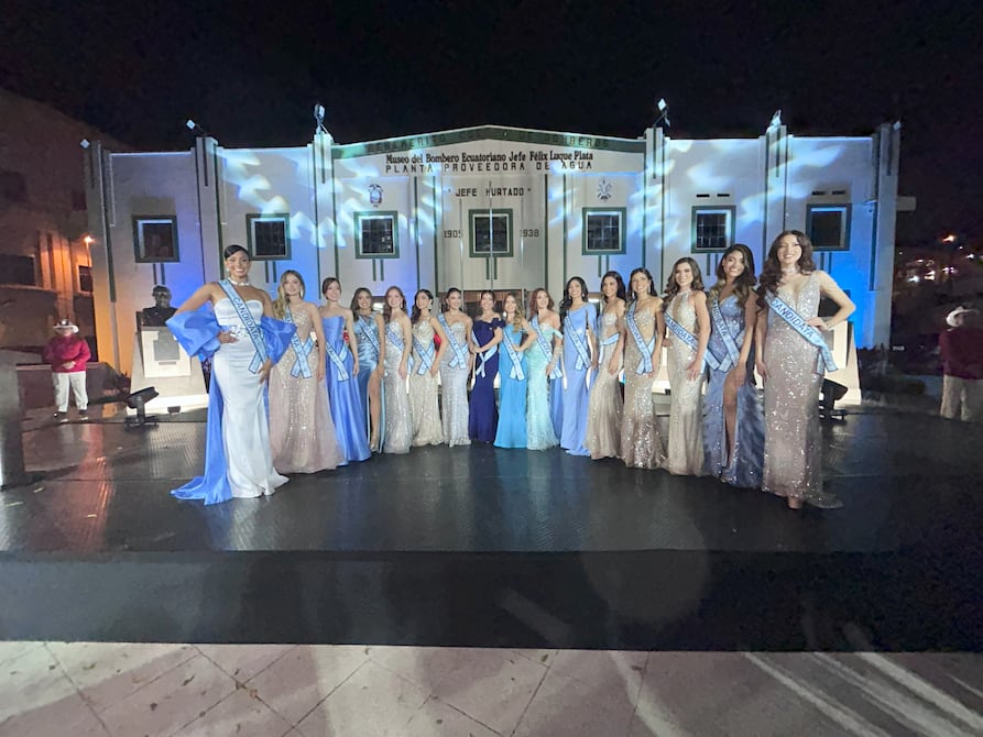 Reina de Guayaquil 2024: las 16 candidatas fueron oficializadas en el Museo del Bombero