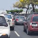 Congestionamiento vehicular en avenidas del norte y centro de Guayaquil este viernes, 12 de diciembre