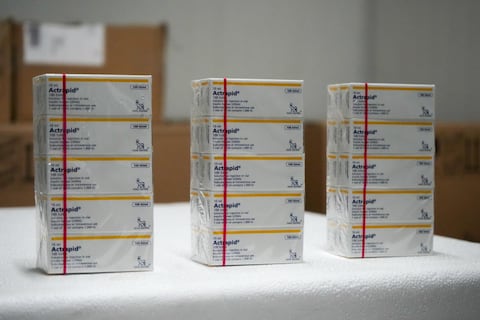 Junta de Beneficencia dona al Ministerio de Salud 52.000 viales de insulina valorados en $ 1,1 millones