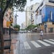 La lluvia alteró las actividades de negocios en el centro; la falta de luz atrasó la atención