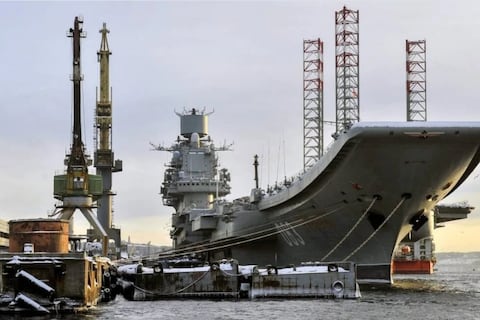 Rusia desmantela su único portaaviones por costos de reparación y la falta de repuestos causada por las sanciones