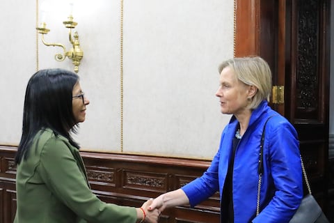 Delcy Rodríguez dice que renta petrolera será destinada al sistema de salud de Venezuela