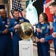 Homenaje a los astronautas de Artemis