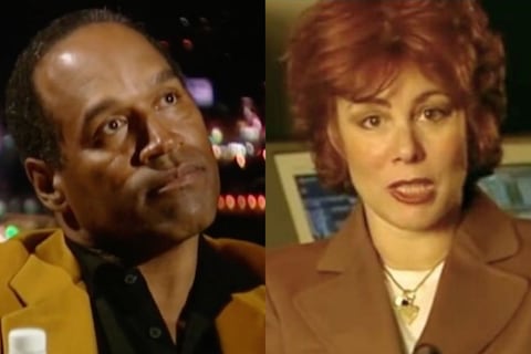 O.J. Simpson y la broma inapropiada que le hizo a una entrevistadora donde fingía apuñalarla repetidamente