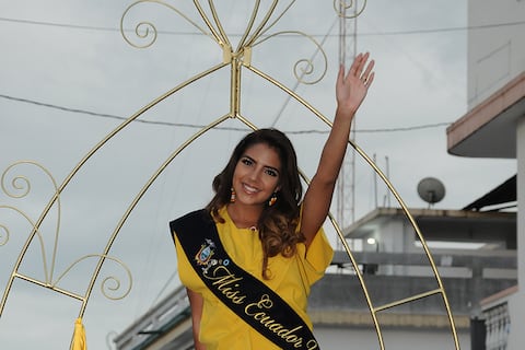 Naranjal recibió por primera vez a candidatas a Miss Ecuador