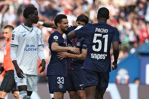 Ligue 1 de Francia: PSG, con Willian Pacho de titular, empata en casa frente al Lorient