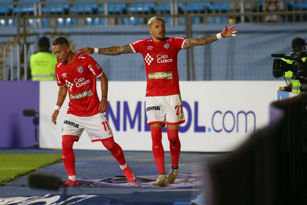 Carlos Garcés y su gol salvador en empate de Cienciano ante Deportes Iquique por Copa Sudamericana