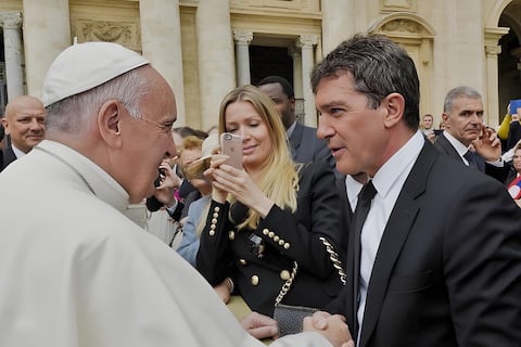 Antonio Banderas recordó su encuentro con el papa Francisco tras conocerse su fallecimiento