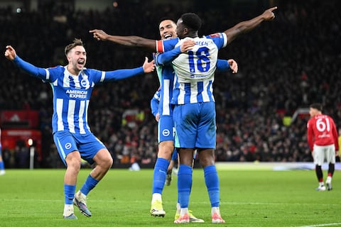 Manchester United no levanta y queda eliminado de la FA Cup a manos de Brighton