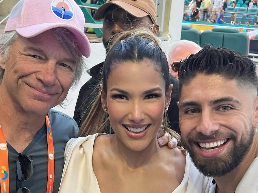 Alejandra Jaramillo y Bon Jovi en el Miami Open 2025: “El momento en que nos pidió una foto”
