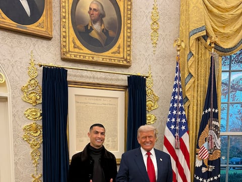 ¡En la Casa Blanca! Cristiano Ronaldo se reunió con Donald Trump, presidente de Estados Unidos