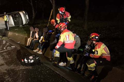 Tres heridos en colisión de vehículos en la Panamericana norte