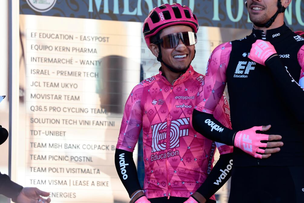 Jefferson Cepeda logra top 10 en la Milán-Turín, carrera que ganó el mexicano Isaac Del Toro