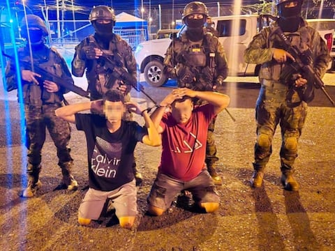 Alias ‘Orejas’ y ‘Pajarito’ fueron aprehendidos en operativo militar ejecutado en Los Ríos