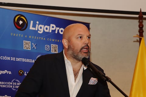 ‘En 2026 los clubes cobrarán $ 20 millones, sin descuentos y sin pago de honorarios de arbitraje’: Miguel Ángel Loor, presidente de Liga Pro, aclara que no hay reducción en ingresos por derechos de televisión