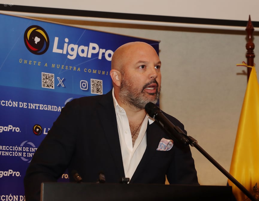 ‘En 2026 los clubes cobrarán $ 20 millones, sin descuentos y sin pago de honorarios de arbitraje’: Miguel Ángel Loor, presidente de Liga Pro, aclara que no hay reducción en ingresos por derechos de televisión