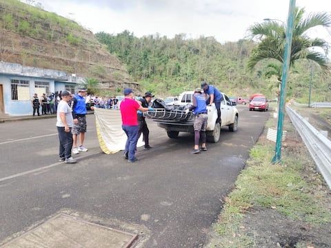 Localizan los cuerpos de los dos estudiantes ahogados en la represa de Chone