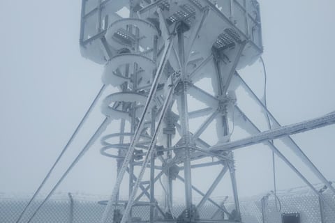 Radar del parque nacional Cajas se congeló por bajas temperaturas