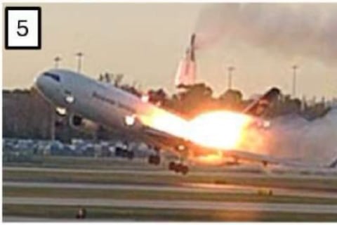 Nuevas fotos revelan que un motor se desprendió en el accidente del MD-11 de UPS