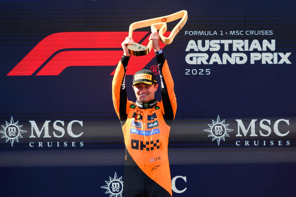 Fórmula 1: británico Lando Norris se queda con Gran Premio de Austria