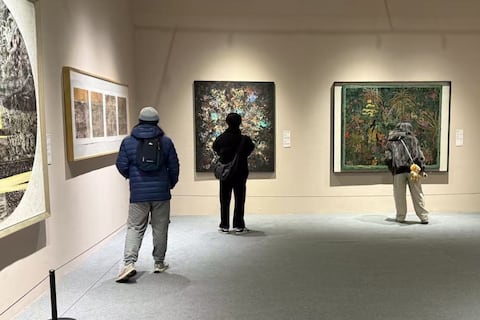 Francisco Velásquez, artista plástico y muralista ecuatoriano, expone en la Bienal de Arte de Beijing